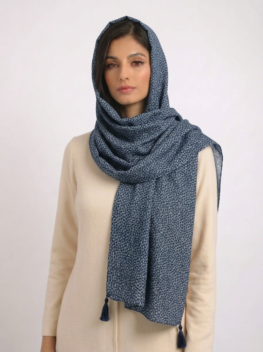 شال نخی میکس توپی کد 604 - طرح 5 - تصویر ۱۱
