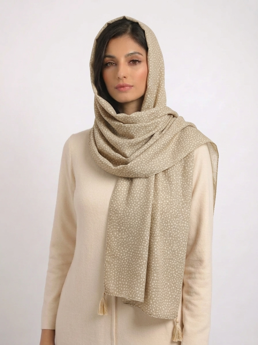 شال نخی میکس توپی کد 604 - طرح 5 - تصویر ۱۲