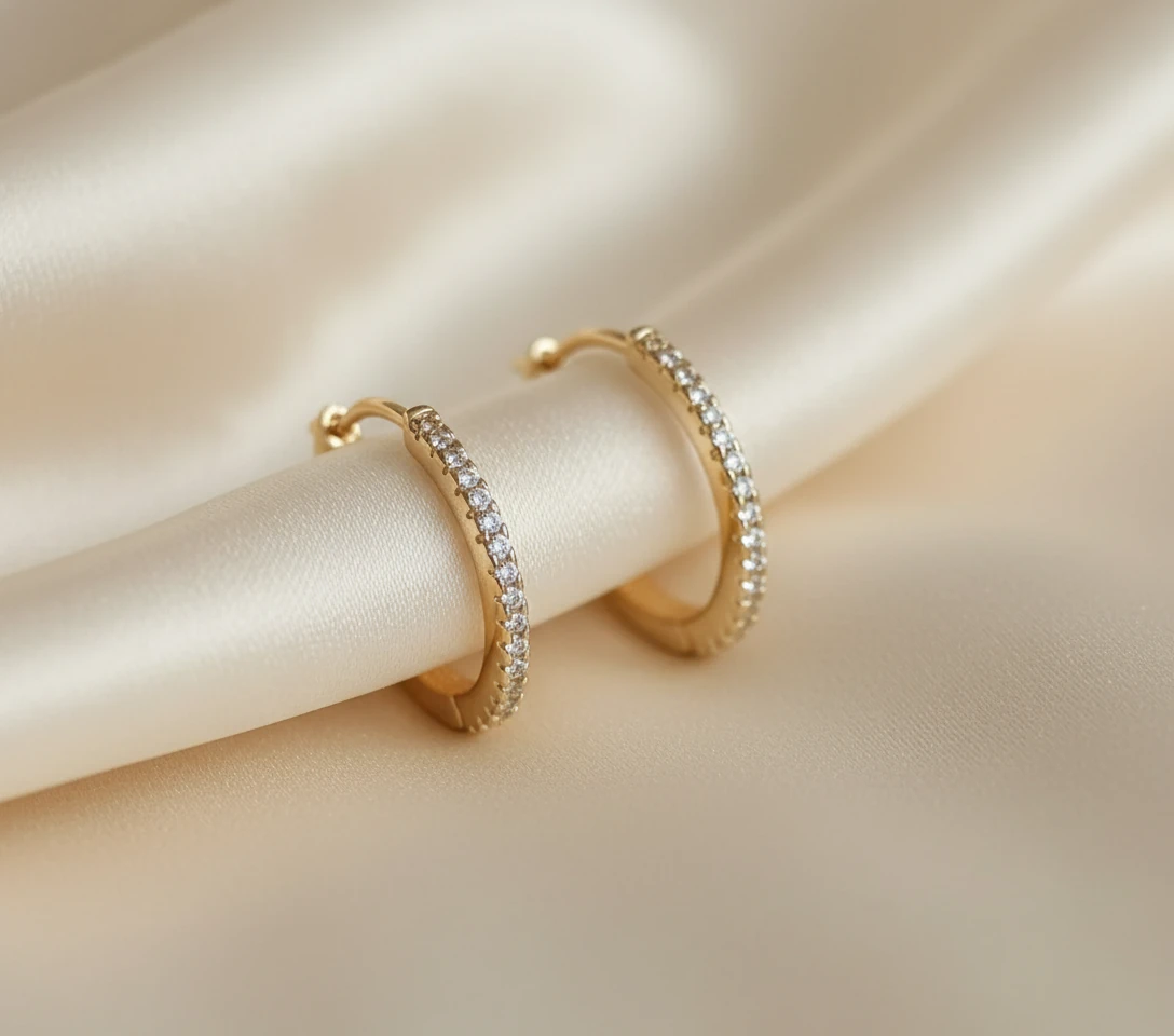 گوشواره ژوپینگ کد 515 - سایز 1 - تصویر ۳